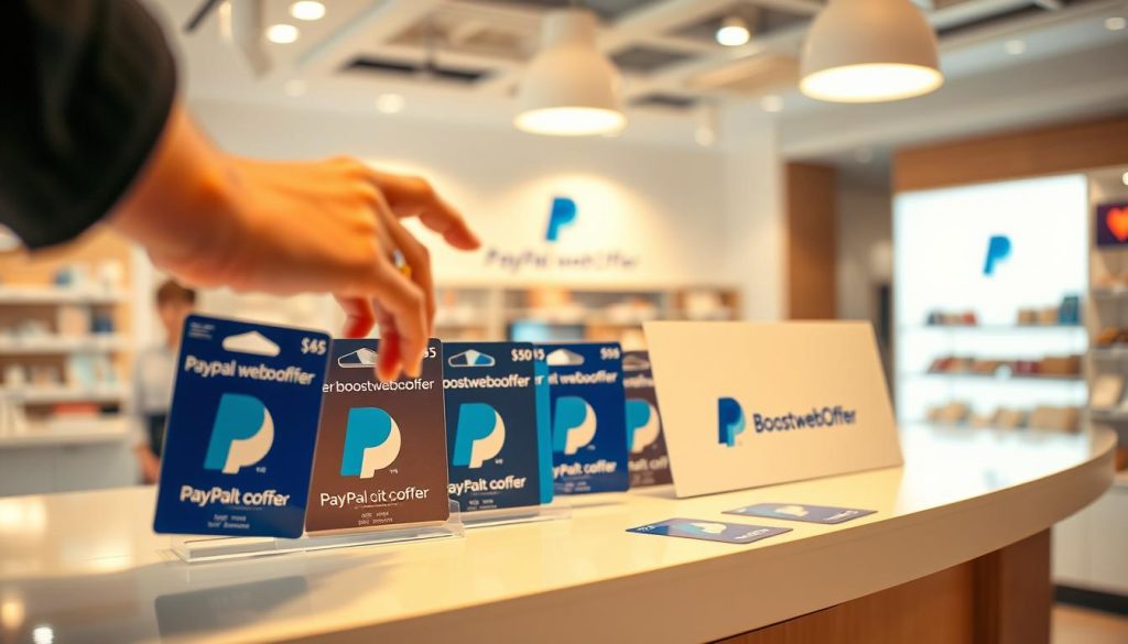 purchasing PayPal gift cards